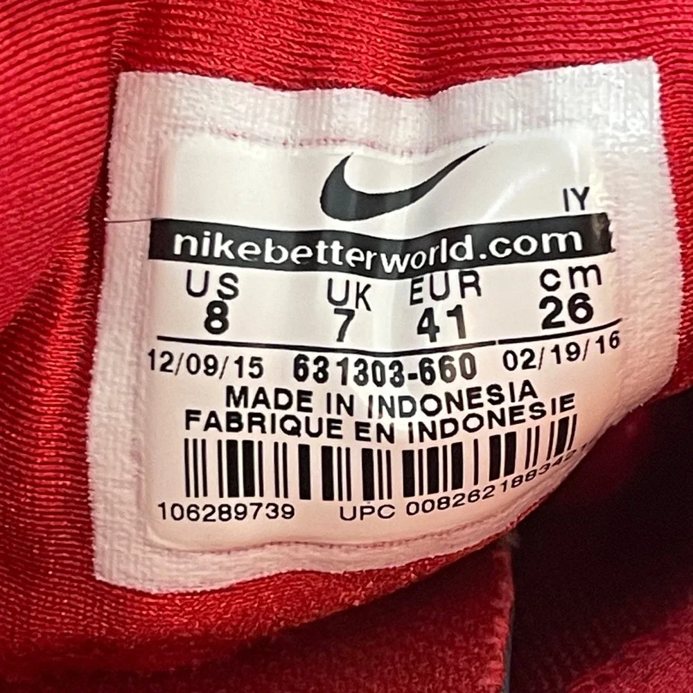 Nike SB Stefan Janoski Max Mens Sz 8‎ University Red Mesh Skate Shoes 631303-660